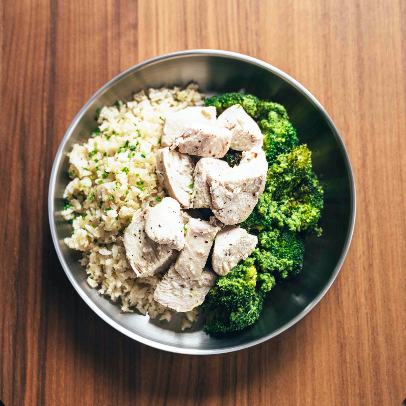 Green Tahini Chicken Bowl from VINE Food Club, chef-made meal prep in Belfast
