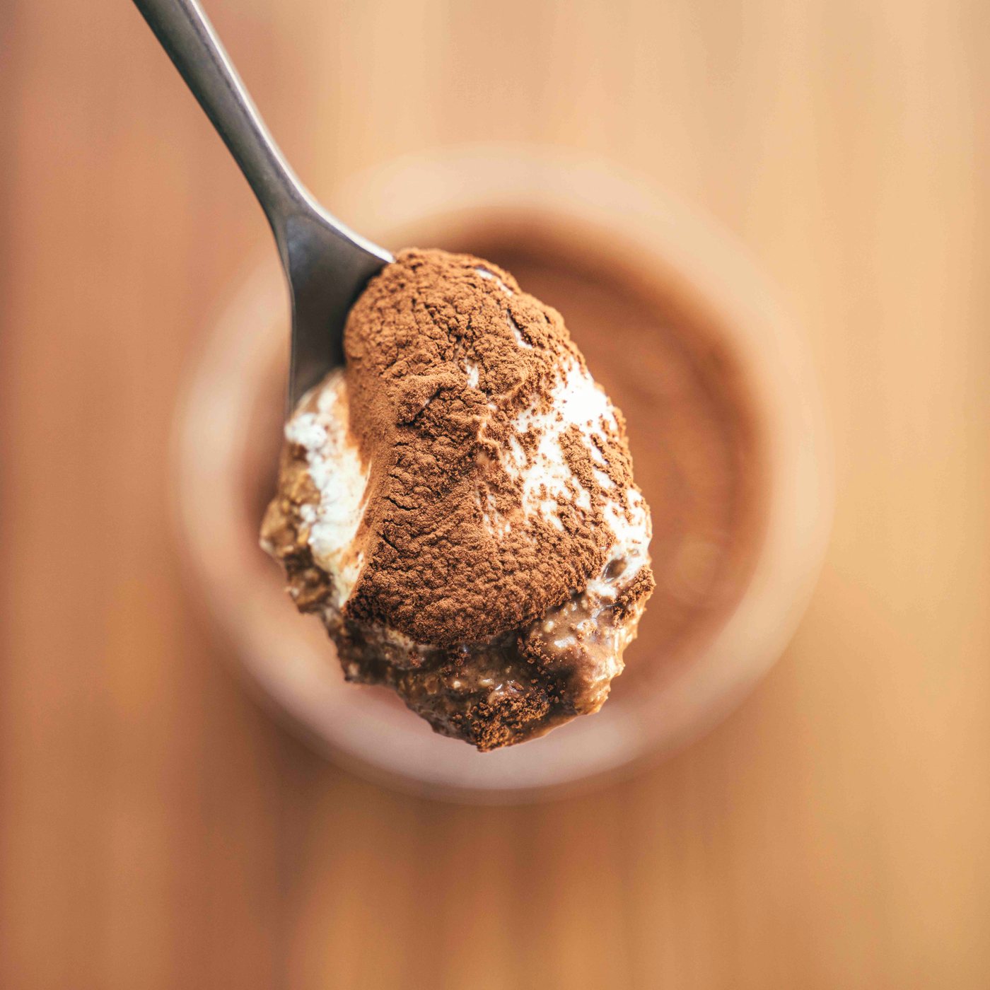 Tiramisu Overnight Oats from VINE Food Club, chef-made meal prep in Belfast
